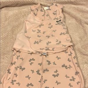 Halo sleep sack pink butterflies 3-6 months
